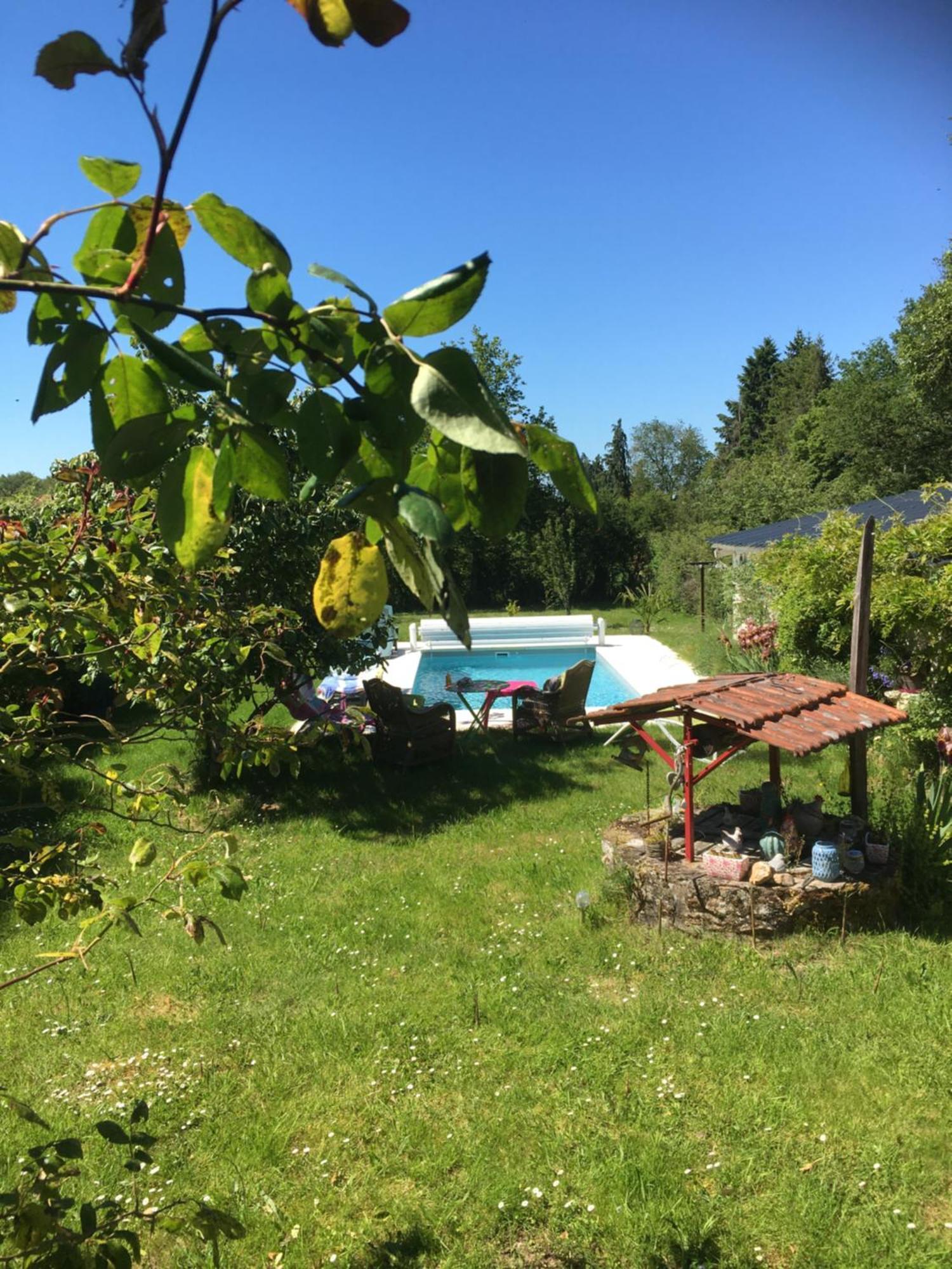 Chambre Au Jardin Tente De Charme Eguzon-Chantome Exteriör bild
